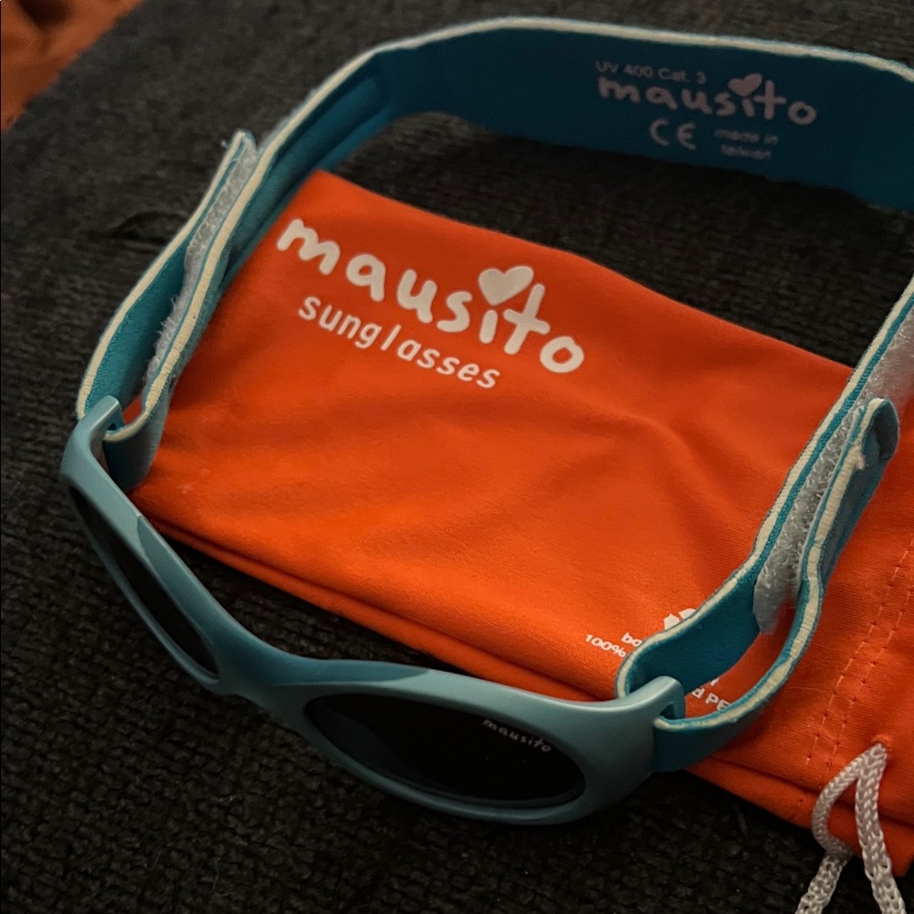 Mausito Blue Sunglasses with Orange Pouch GUC